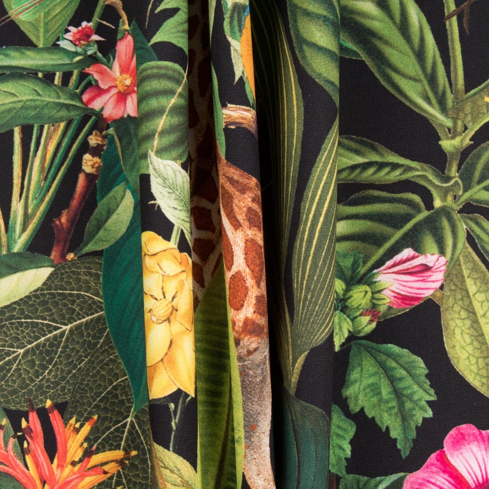 Loneta Algodón Safari Negra - Ribes y Casals