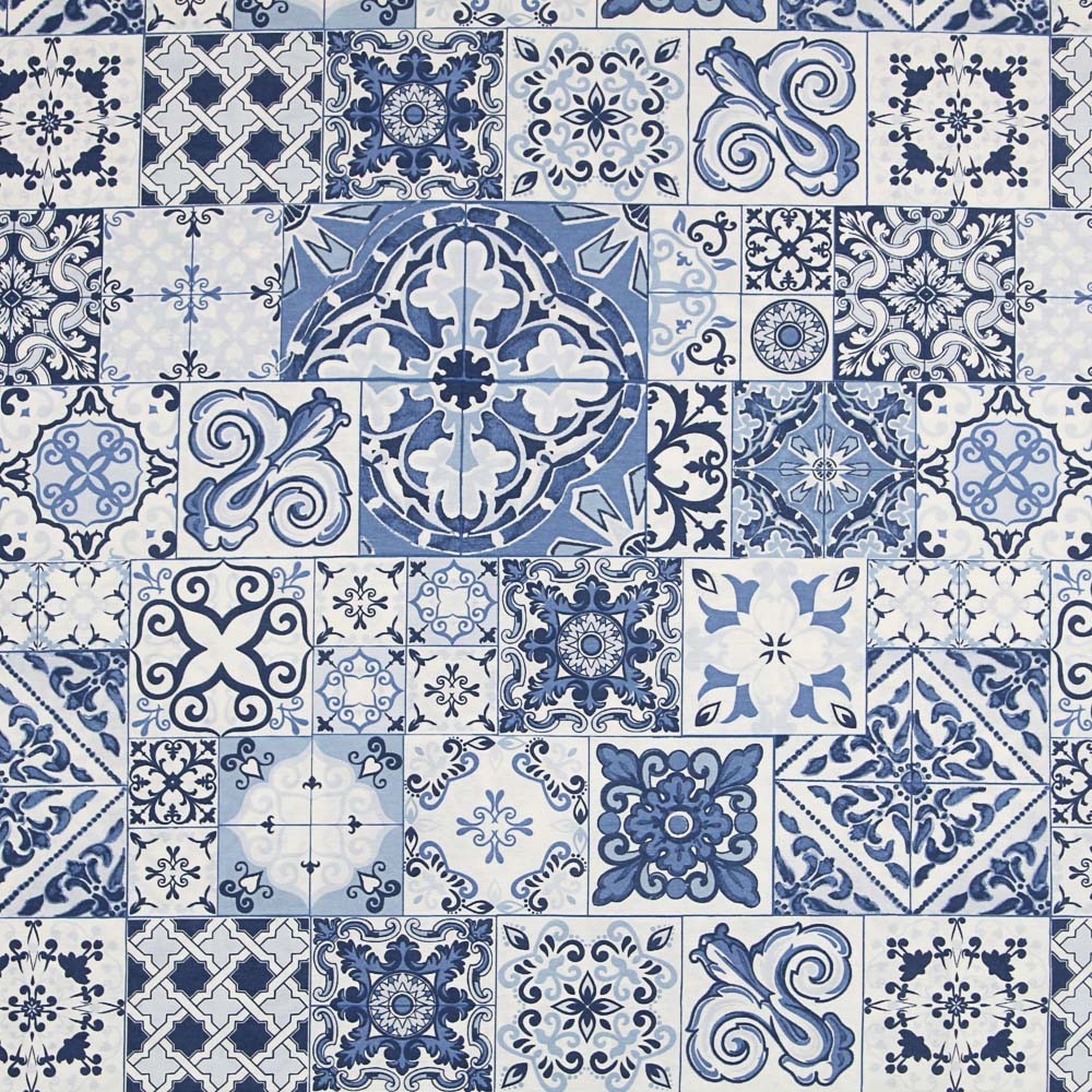 Loneta Baldosas Azul - Ribes y Casals
