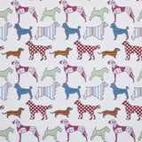 Loneta Bordada Dogs Blanca - Ribes y Casals
