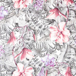 Loneta Botanic Jungle Violeta - Ribes y Casals