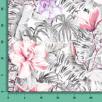 Loneta Botanic Jungle Violeta - Ribes y Casals