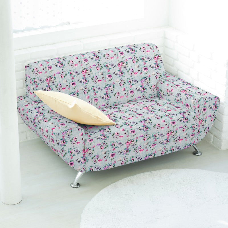 Loneta Bouquet Verde Agua - Ribes y Casals