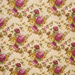Loneta Cretona Flor Ciclamen - Ribes y Casals