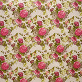 Loneta Cretona Flor Rosa - Ribes y Casals