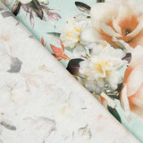 Loneta Cretona Verde Agua - Ribes y Casals