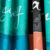 Loneta Cuadros Verde-Naranja - Ribes y Casals