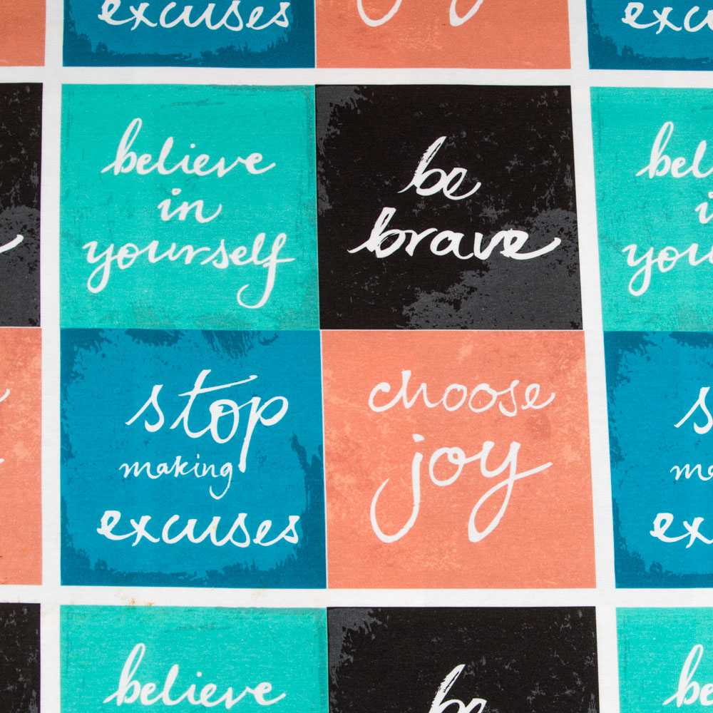 Loneta Cuadros Verde-Naranja - Ribes y Casals