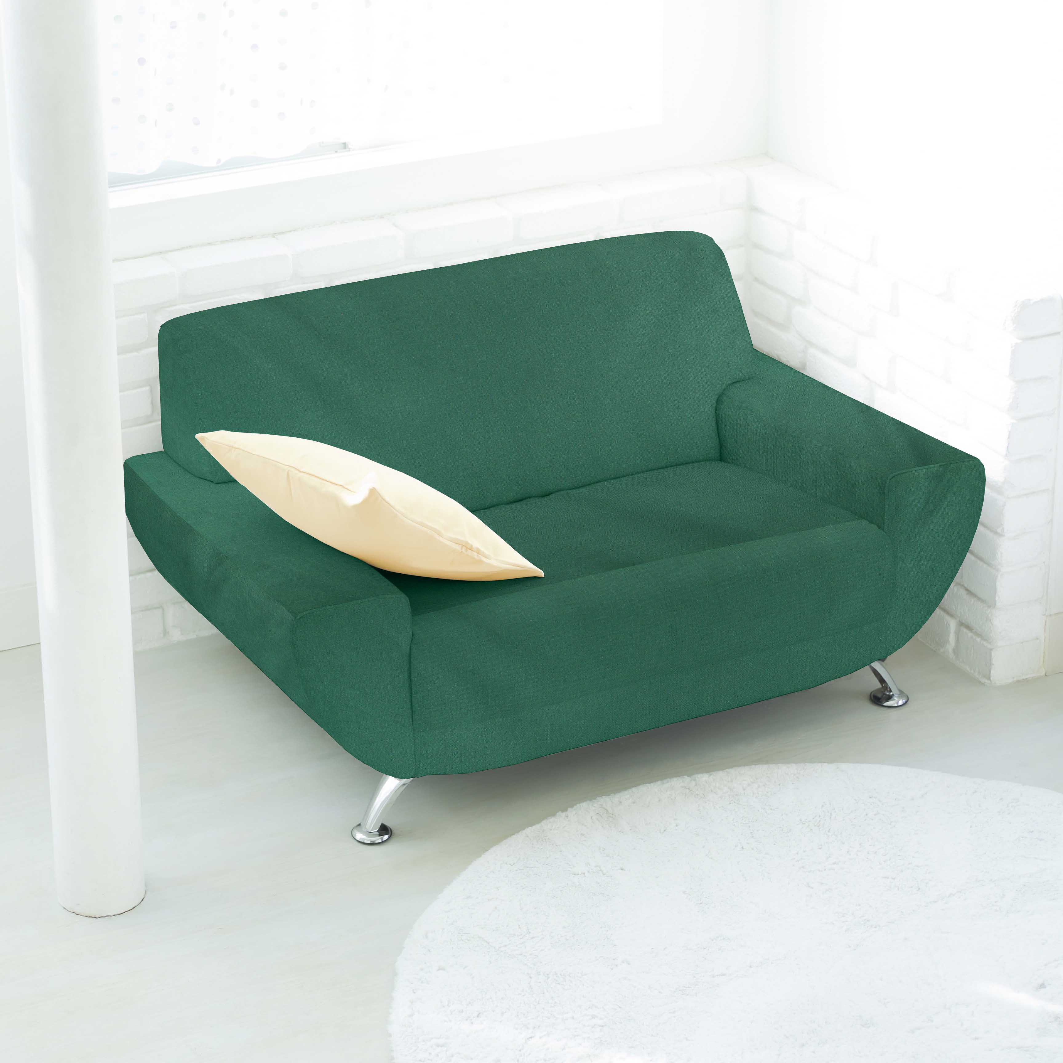 Loneta de Algodón Verde Bosque - Ribes y Casals