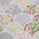 Loneta Estampada Abanico Patchwork - Ribes y Casals