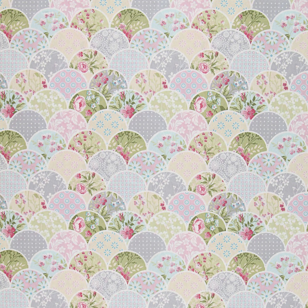 Loneta Estampada Abanico Patchwork - Ribes y Casals
