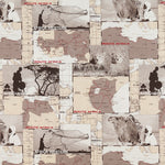 Loneta Estampada África Beige - Ribes y Casals