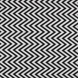 Loneta Estampada Chevron Negro - Ribes y Casals