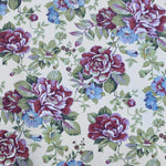 Loneta Estampada Cretona Fucsia Amarilla - Ribes y Casals