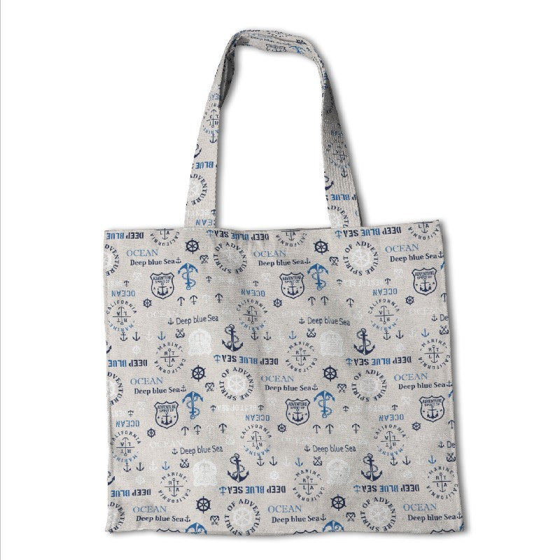 Loneta Estampada Deep Blue - Ribes y Casals