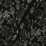 Loneta Estampada Farm Negro - Ribes y Casals