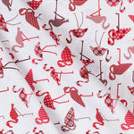 Loneta Estampada Flamencos Rojo - Ribes y Casals
