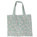 Loneta Estampada Gatitos Verde - Ribes y Casals