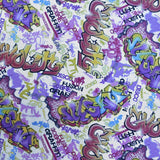 Loneta Estampada Graffiti Cruda - Ribes y Casals