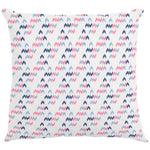 Loneta Estampada Ikat Azul Fucsia - Ribes y Casals