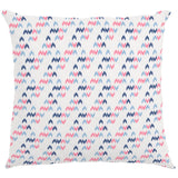 Loneta Estampada Ikat Azul Fucsia - Ribes y Casals