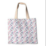 Loneta Estampada Ikat Azul Fucsia - Ribes y Casals