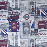 Loneta Estampada London Beige - Ribes y Casals