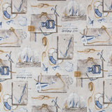 Loneta Estampada Marinera Beige - Ribes y Casals