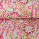 Loneta Estampada Nepal Fucsia - Ribes y Casals