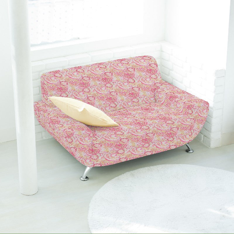 Loneta Estampada Nepal Fucsia - Ribes y Casals