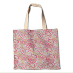 Loneta Estampada Nepal Fucsia - Ribes y Casals