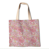 Loneta Estampada Nepal Fucsia - Ribes y Casals