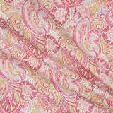 Loneta Estampada Nepal Fucsia - Ribes y Casals