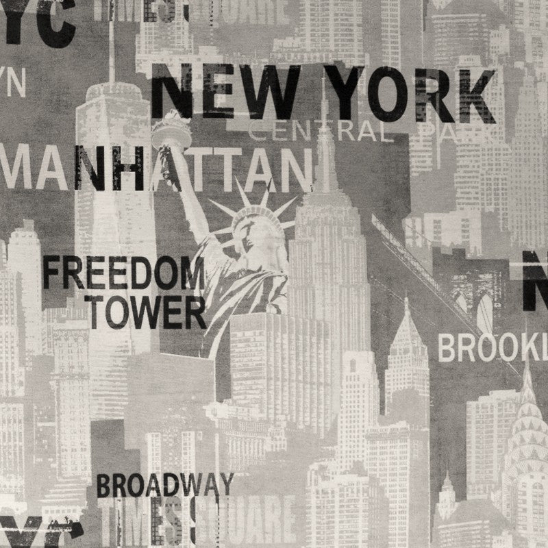 Loneta Estampada New York City Beige - Ribes y Casals