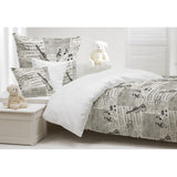 Loneta Estampada Notas Musicales Cruda - Ribes y Casals