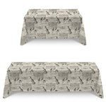 Loneta Estampada Notas Musicales Cruda - Ribes y Casals