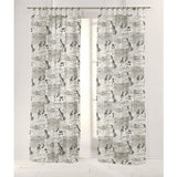 Loneta Estampada Notas Musicales Cruda - Ribes y Casals