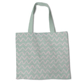 Loneta Estampada Olas Verde - Ribes y Casals