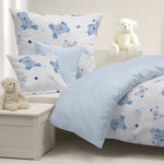 Loneta Estampada Ositos Azul - Ribes y Casals