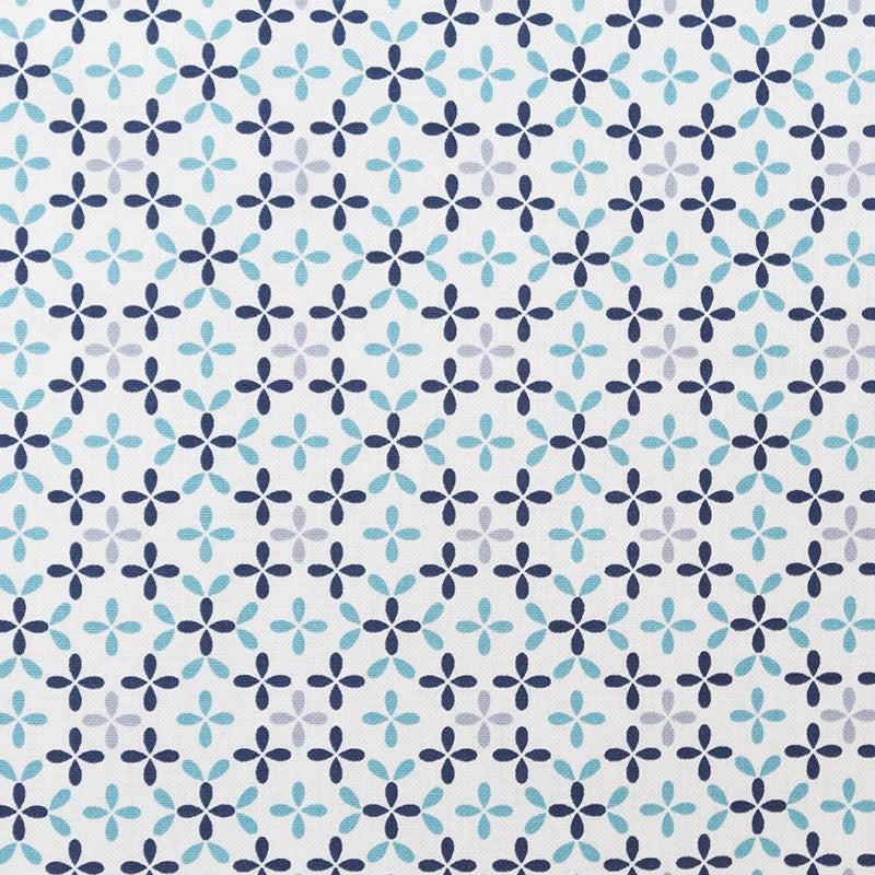Loneta Estampada Pétalos Azules - Ribes y Casals