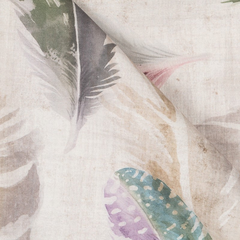 Loneta Estampada Plumas - Ribes y Casals