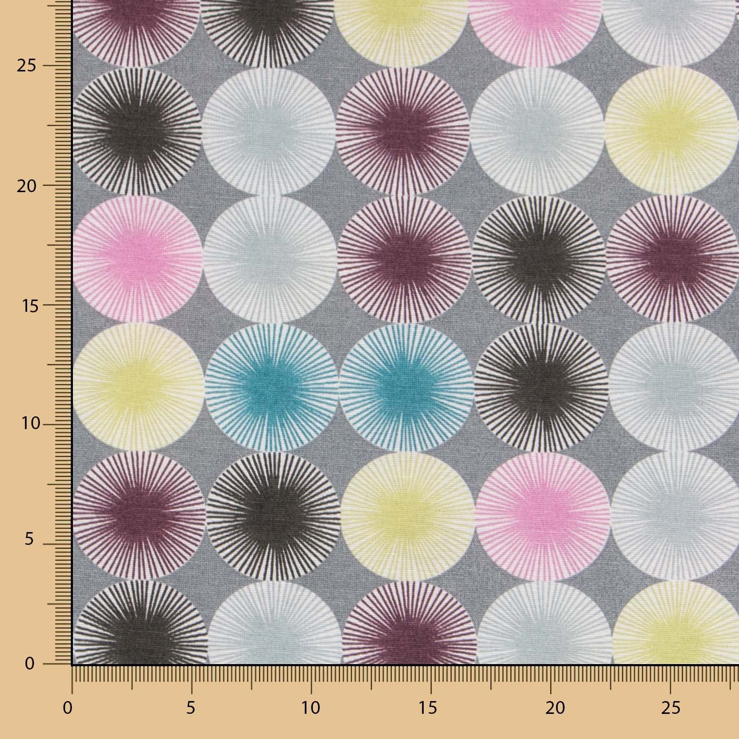 Loneta Estampada Pop Multi - Ribes y Casals