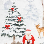 Loneta Estampada Santa Claus Blanca - Ribes y Casals