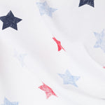 Loneta Estampada Stars Rojo Azul - Ribes y Casals