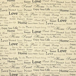 Loneta Estampada Sweet Words - Ribes y Casals