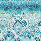 Loneta Estampada Tapicero Azul - Ribes y Casals