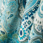 Loneta Estampada Tapicero Azul - Ribes y Casals