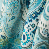 Loneta Estampada Tapicero Azul - Ribes y Casals