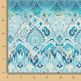 Loneta Estampada Tapicero Azul - Ribes y Casals