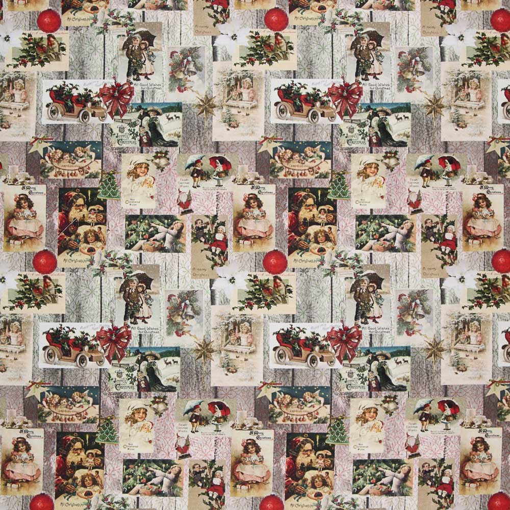 Loneta Estampada Winter Navidad - Ribes y Casals