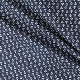 Loneta Estampado Ancla Marino - Ribes y Casals